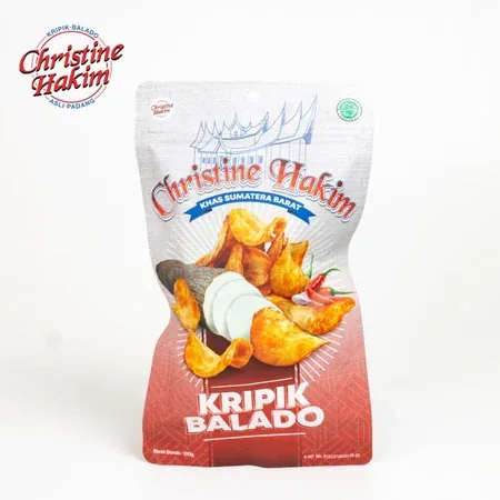 Kripik Balado Bulat 100gr - CHRISTINE HAKIM -