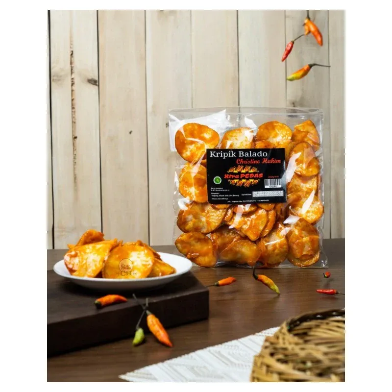Kripik Balado Extra Pedas 250gr - CHRISTINE HAKIM -
