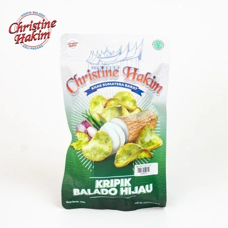 Kripik Balado Hijau 100gr - CHRISTINE HAKIM -