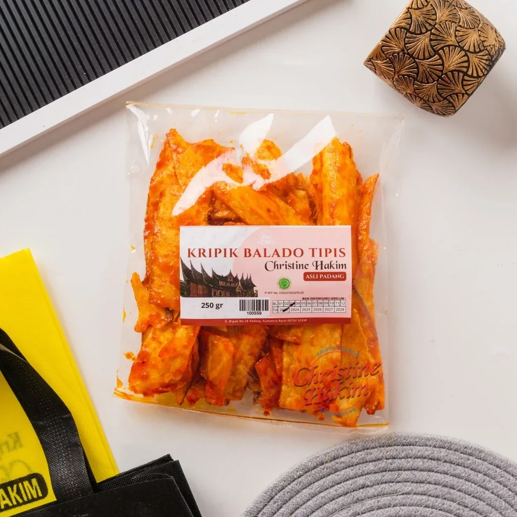 Kripik Balado Tipis 250gr - CHRISTINE HAKIM -