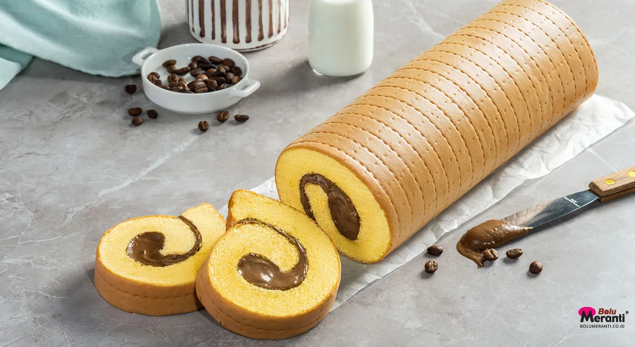 Bolu Gulung Standard Rasa Cappuccino - MERANTI -