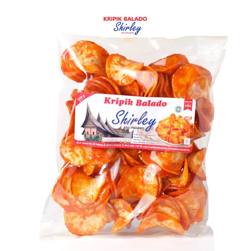 Kripik Balado Bulat (500gr) - SHIRLEY -