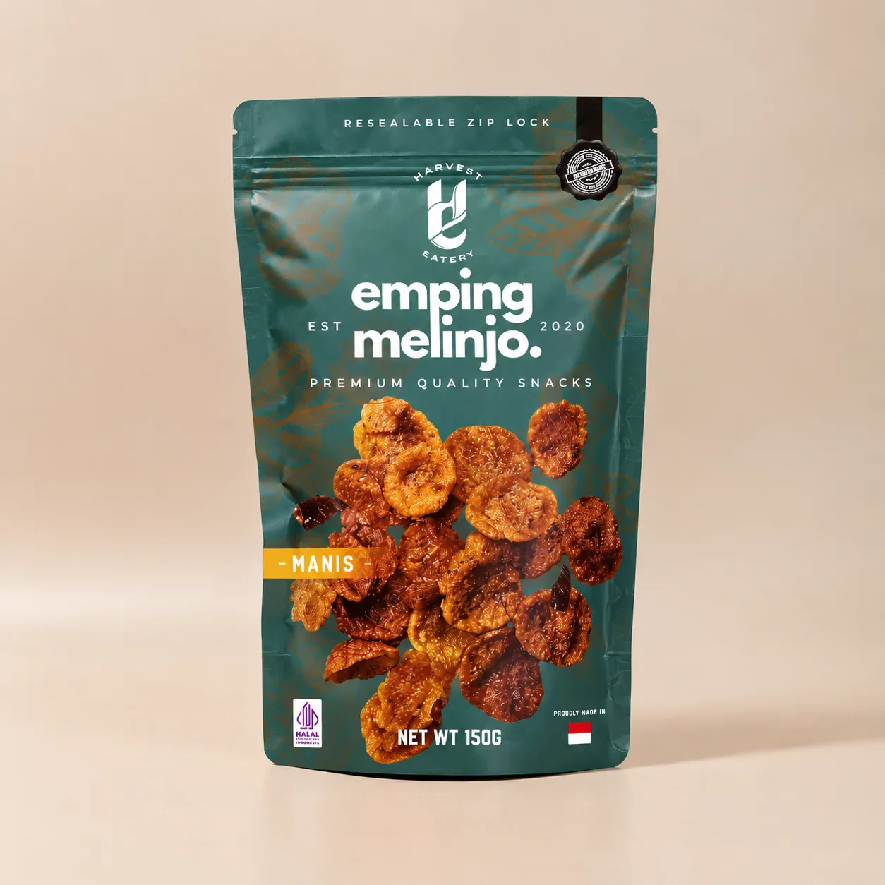 Emping Melinjo Manis 150gr - HARVEST EATERY -