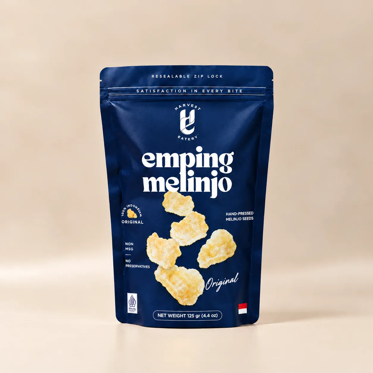 Emping Melinjo Original 125gr - HARVEST EATERY -