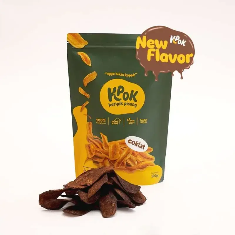 Keripik Pisang Rasa Coklat 100gr - KPOK -