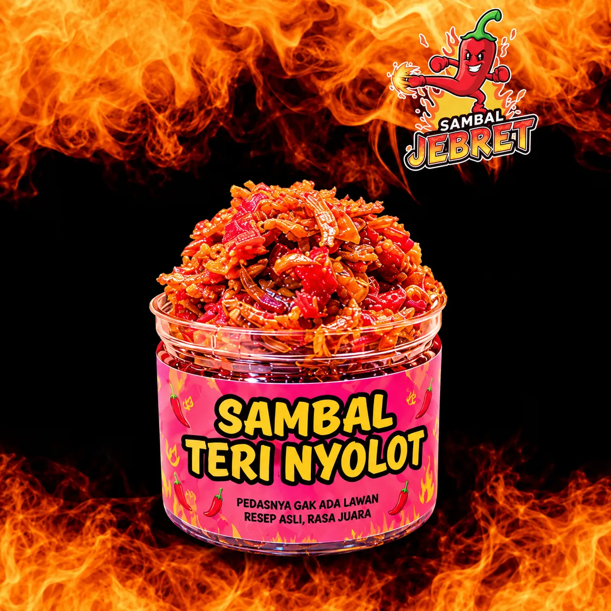 Sambal Teri Nyolot - SAMBAL JEBRET -