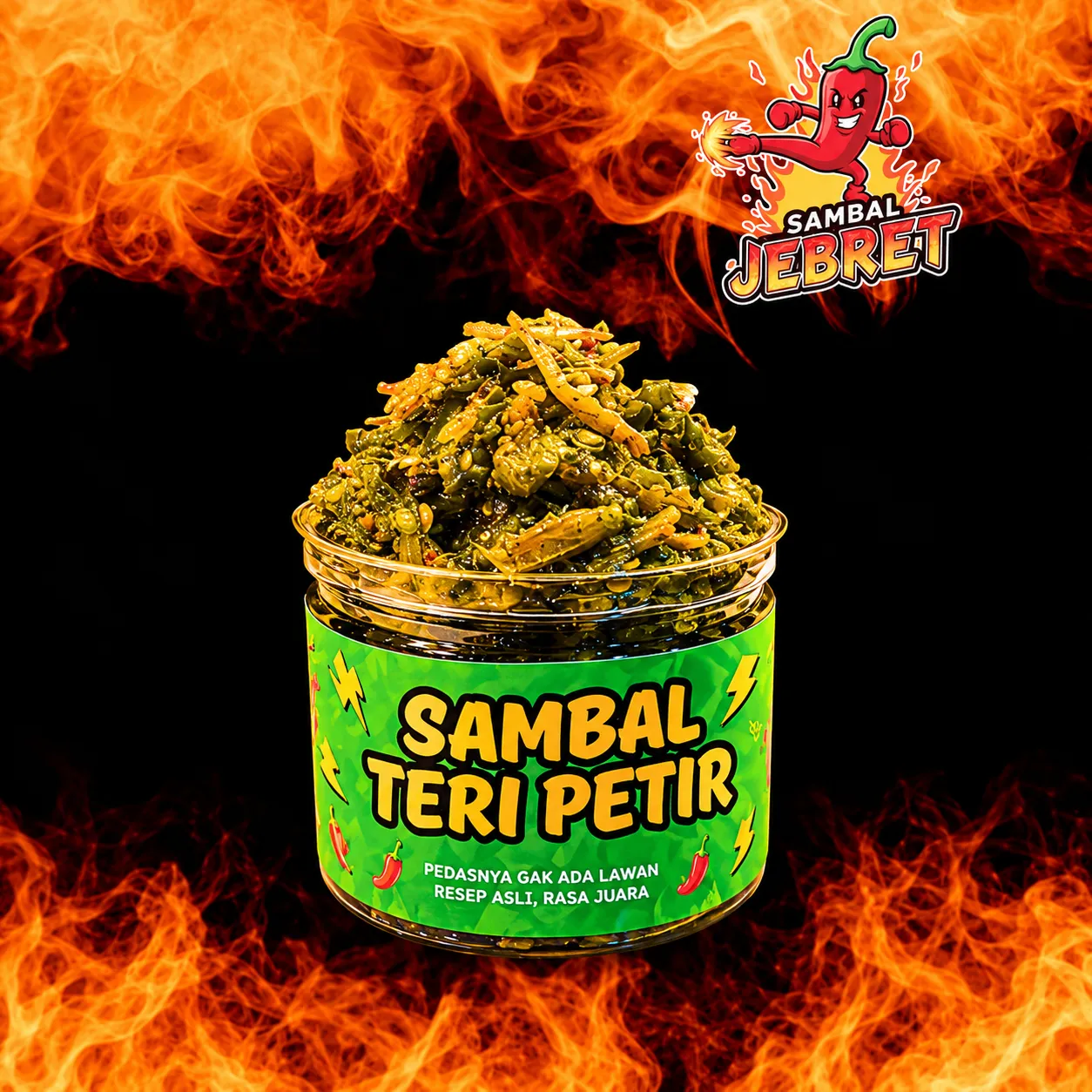 Sambal Teri Petir - SAMBAL JEBRET -
